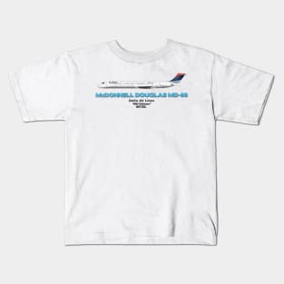 McDonnell Douglas MD-88 - Delta Air Lines "Old Colours" Kids T-Shirt